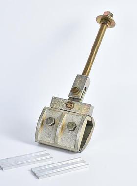 厂家直锌玻璃吊夹精铸幕墙配件CRO开放式外通风镀钢销片片铝通风