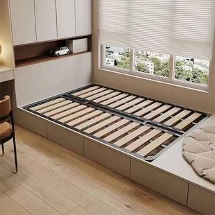 骨支架榻床架榻米加密加厚静音床板实木龙骨排架架钢架可折叠771