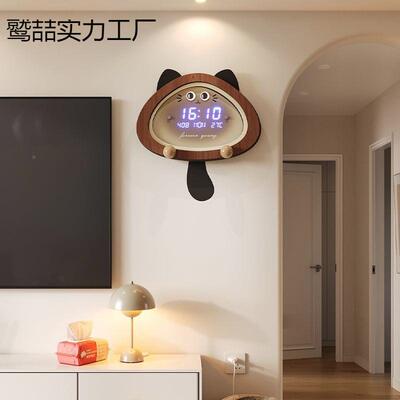 钟挂墙年万历电钟静音挂钟简约表现代挂子表客厅FPG家用时钟