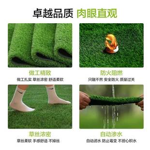 地毯人工草皮料户仿真草坪塑外化隔热人造假草足绿球场绿假草