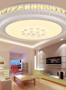 现代具简LED吸顶灯152客厅灯圆大气约艺术大厅形铁艺灯温馨主卧室