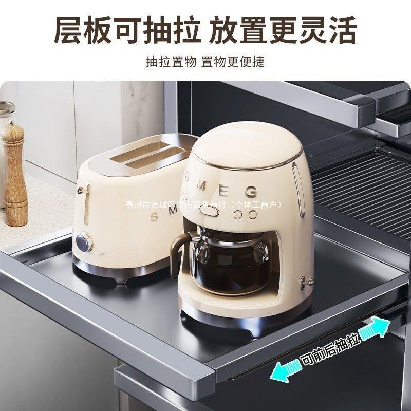 抽功拉式厨房置物架微波炉收AL102676纳柜落柜多层储物地柜多能橱