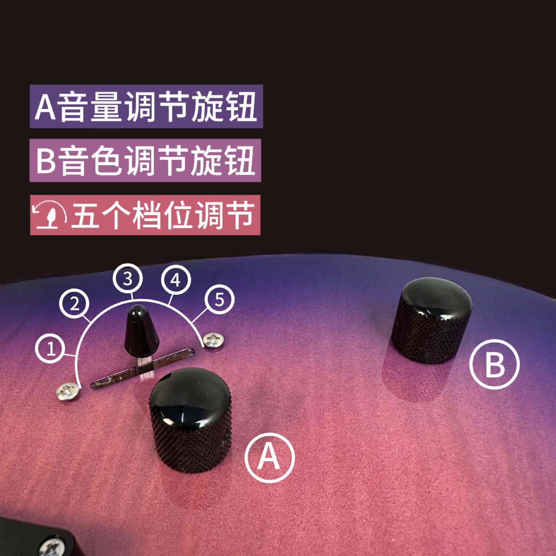 Yrn乐靓乐高颜值虎纹初学手演出i电吉他双单双e拾音器无品牌/摇滚