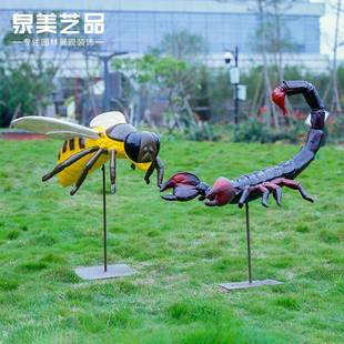 塑户外园林观动物DW1009装饰玻青璃钢仿景真昆虫蛙蛇蝎子蜜蜂螳螂