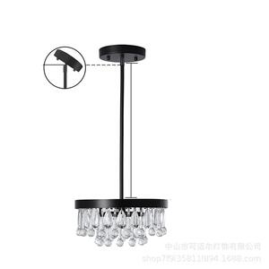 水晶吸顶灯水滴吊轻奢创意餐厅X-8022走马廊现代简约卧室吊亚逊灯