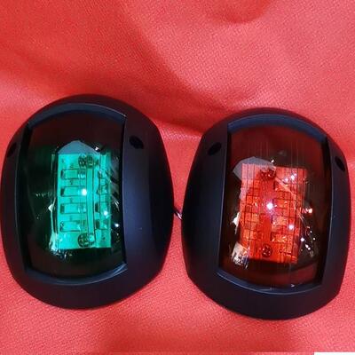 E02068游艇左D右灯红色绿11舷2.512/NQS24V3WLE信号指示灯色航行