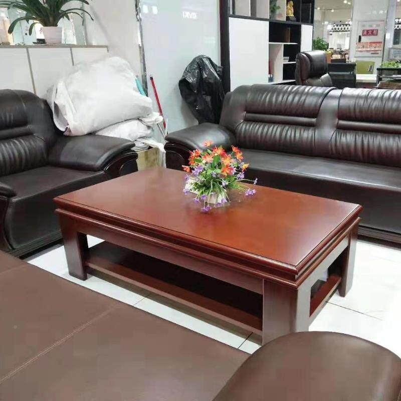 实木约茶几简约客家用小户型长厅方办形小桌子简中式公会客泡茶几