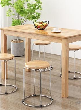 快全实木餐桌餐桌小吃馆饮店餐桌椅四方桌SYE正方形实木大排挡面