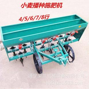 微耕机配套小型点播肥小条施播机扶拖2SF-4手拉机麦单播双播施肥
