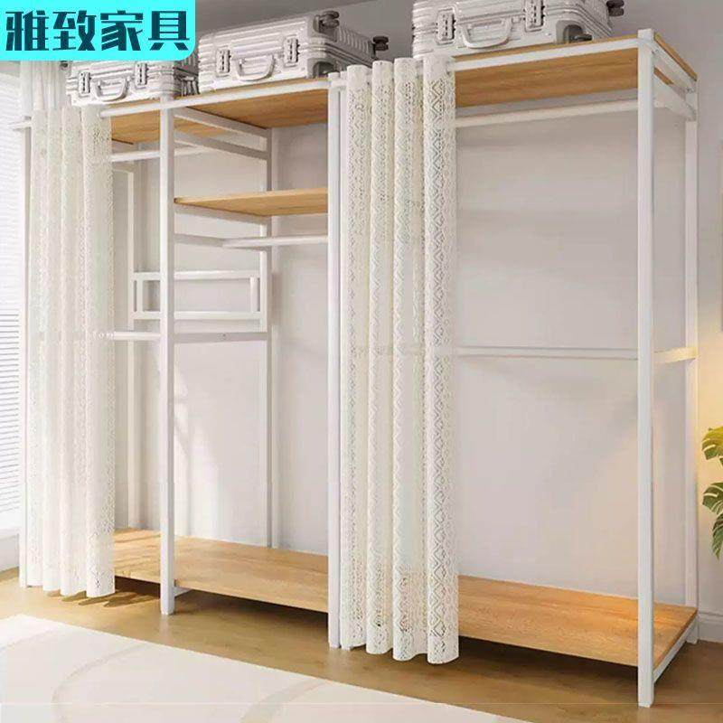 衣柜简易家用卧室落衣地帽放架开布衣柜钢木式组合出租房QQK收纳,饰品/流行首饰/时尚饰品新,其他DIY饰品配件,淘宝优惠券,粉丝福利购,淘宝优惠卷