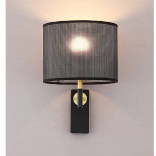 铝材铁网现代简约带开关可旋转壁灯卧室酒店床头阅读LED软管壁灯