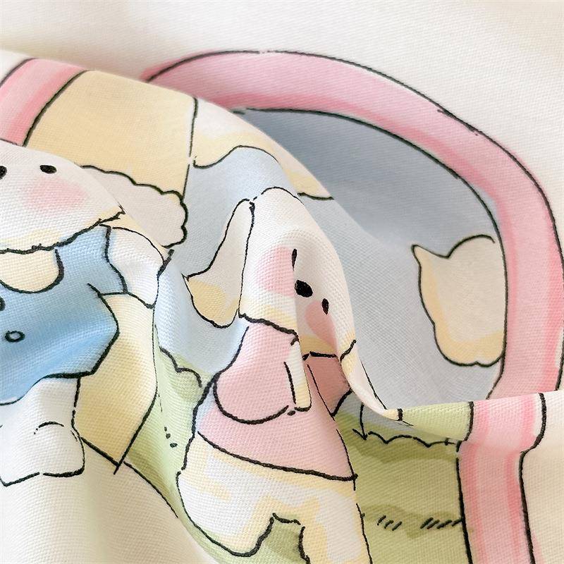 六件套A类件加厚纯棉婴儿童婴幼柔软睡床六套卡通幼儿园午三件套