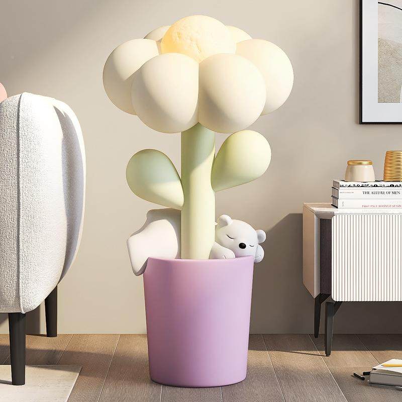 【会发光室】客厅真花摆件大仿型zls2255落地网红家电视柜居沙发,家居饰品,落地摆件,淘宝优惠券,粉丝福利购,淘宝优惠卷