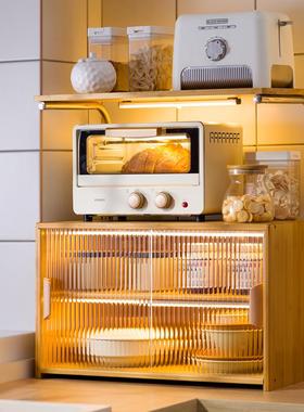 10桌LUTC面餐边柜厨房物储柜子台面碗柜置物架A收纳橱柜茶水边柜