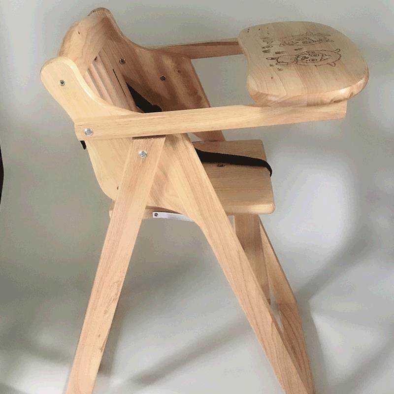 多功能实儿童餐椅宝宝原无品牌/木色坐椅酒店婴儿椅便携式座木椅