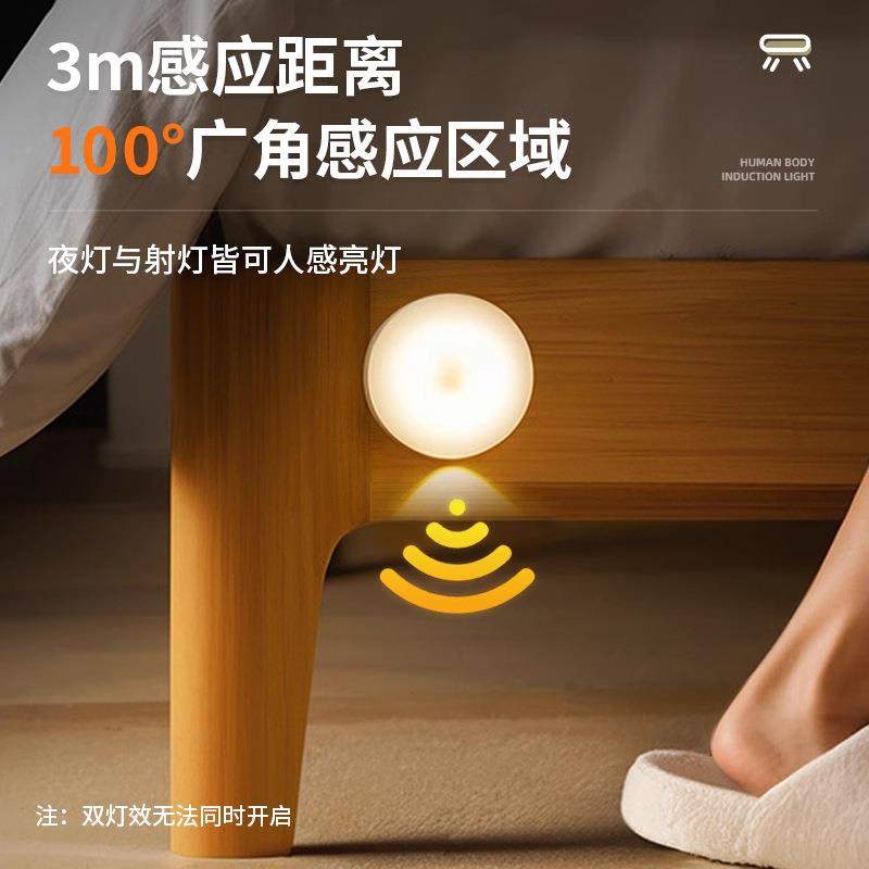 智人能人体自动夜感应小灯来即亮人走即灭夜471楼间道灯走廊跨境