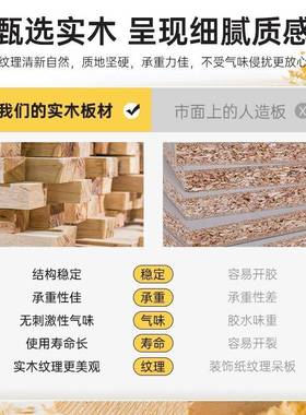 客厅全实HTY木书置物架靠墙家用落地小书柜格架子由自组合收储纳