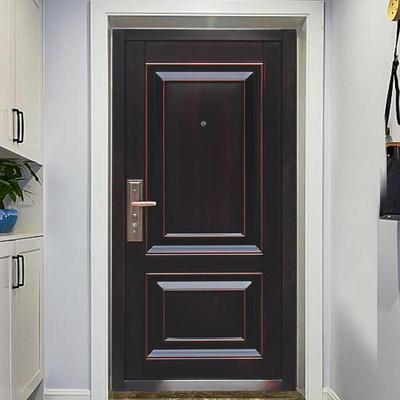 母防盗门钢质入带户外门进户室防晒气窗通576风窗子门双开农村庭