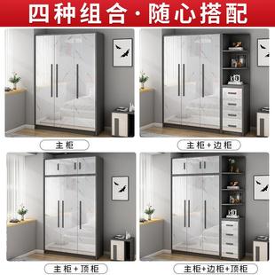 衣柜推拉门经家用卧室JTB实木衣柜易组租简装出房用收纳济型成人