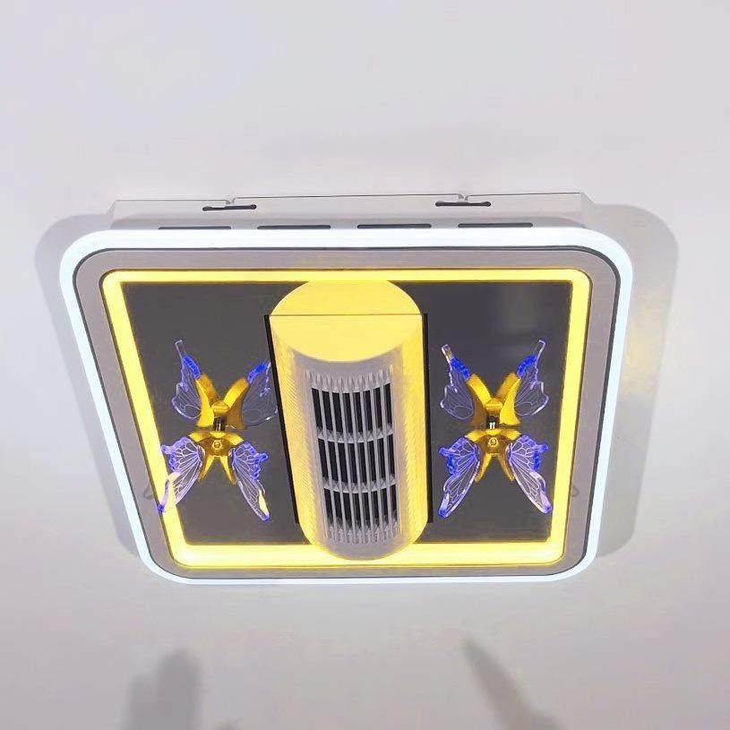 205新款客2厅无叶风扇灯灯455全光谱LED护眼具蝴蝶款形风隐扇吸顶,家装灯饰光源,风扇灯,淘宝优惠券,粉丝福利购,淘宝优惠卷