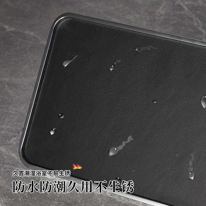 简约皮革纸巾免架家用卷纸架酒店卫生纸间挂壁式厕架置315物架打