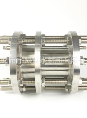 力耐海水10mc头roal材质337VSSJAF型双法兰松套传接不锈钢伸缩接