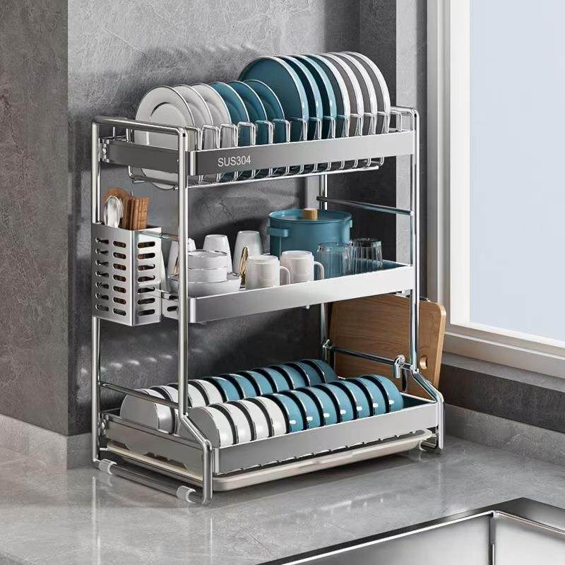 厨房家用双层碗沥水架UVK收纳架碟碗餐具放碗篮收纳盒碗盘沥筷水,厨房/烹饪用具,抹布架/厨房清洁收纳架,淘宝优惠券,粉丝福利购,淘宝优惠卷