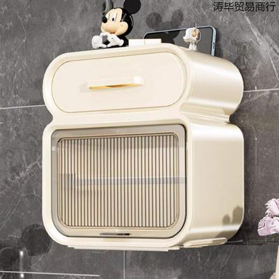 卫生间厕纸盒盒免打孔壁挂式厕所家无品牌/用收纳物防置水抽纸架