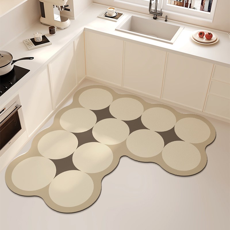 厨房地垫防滑防油防水吸水吸油脚垫耐脏可擦免洗专用家用进门地毯