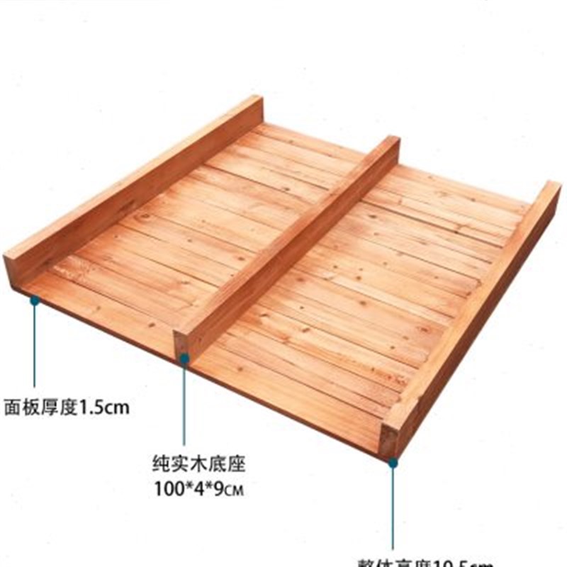 定制户外防水木地台露营地垫阳台防潮地铺板榻榻米床高品质木托盘