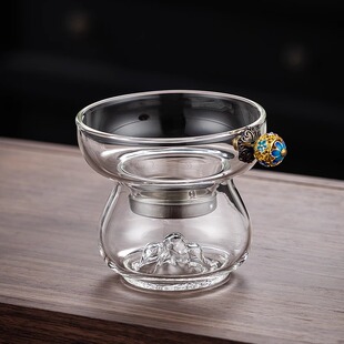 玻璃茶漏茶滤滤茶器茶漏超细茶叶滤网茶隔公道杯单W个高档过滤网