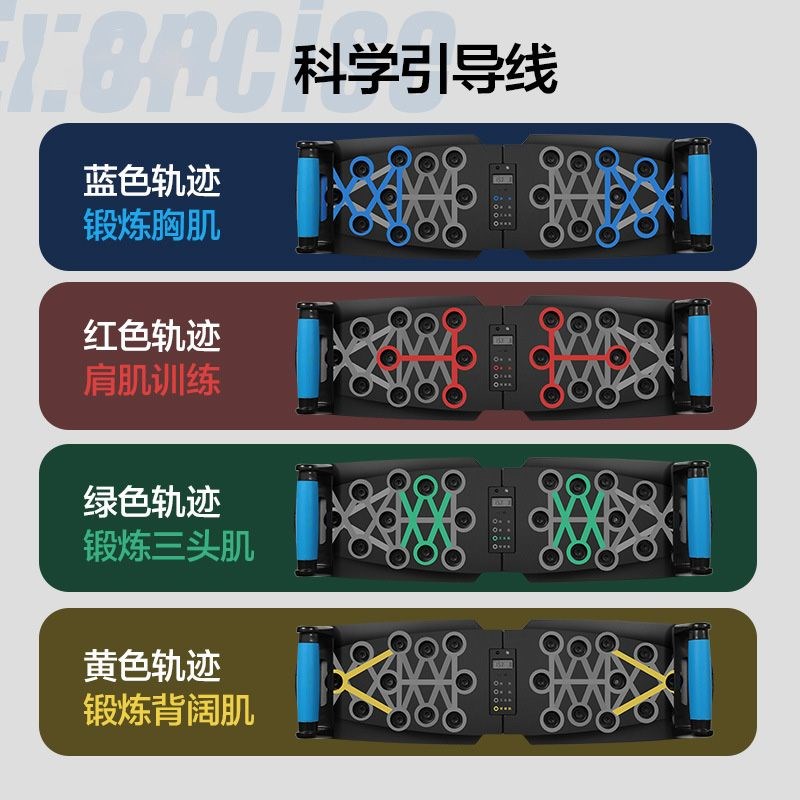 多功能俯卧撑训练板支架男平板支撑家用锻练腹肌仰卧起坐训练器材