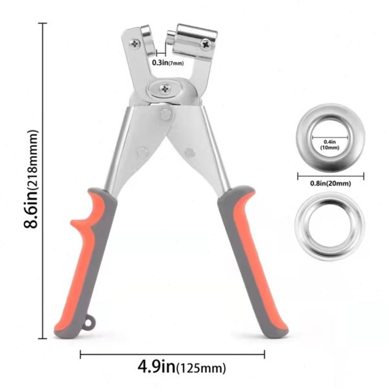 打扣机钳便携式打扣器手动打孔喷绘布4号扣眼X展架打孔钳器广告工