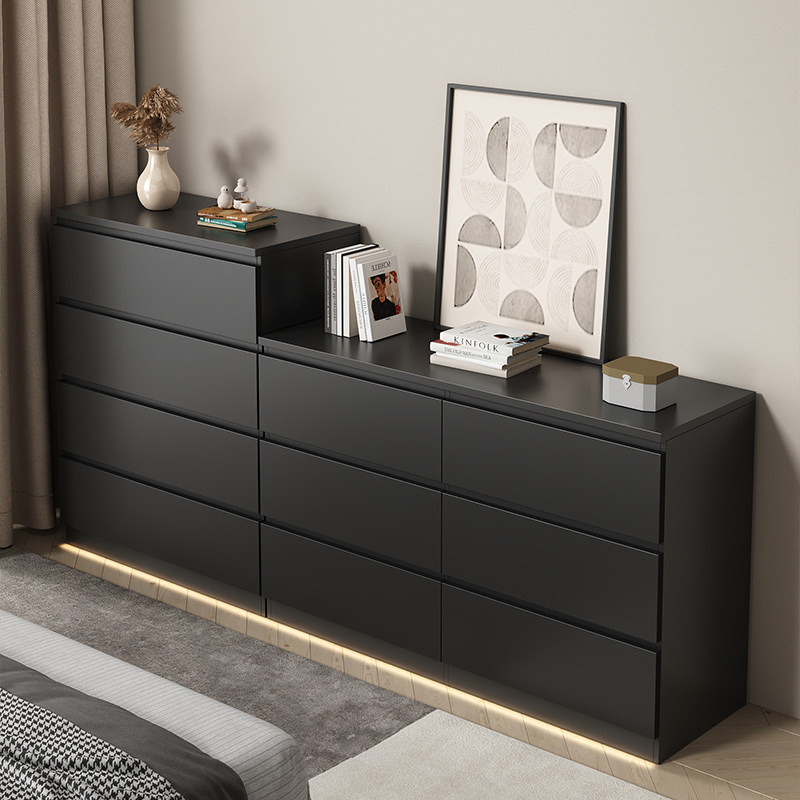 现代简约五斗柜卧室置物八斗柜客厅抽屉储物柜意式床尾收纳边柜橱,住宅家具,斗柜,淘宝优惠券,粉丝福利购,淘宝优惠卷
