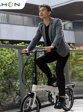 dahon大行16英寸超轻3级u变速折叠自行车学生男女式成人单车JAA63