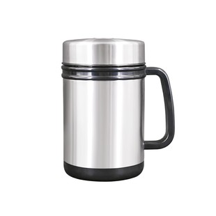 磁化杯带盖养生陶瓷防结石 不锈钢碱性水杯节日纪念礼品 定制刻字