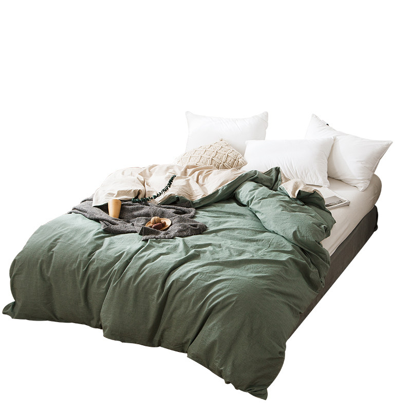 水洗棉单被套140x200纯棉被罩100全棉亲肤单件160x210cm170x230cm