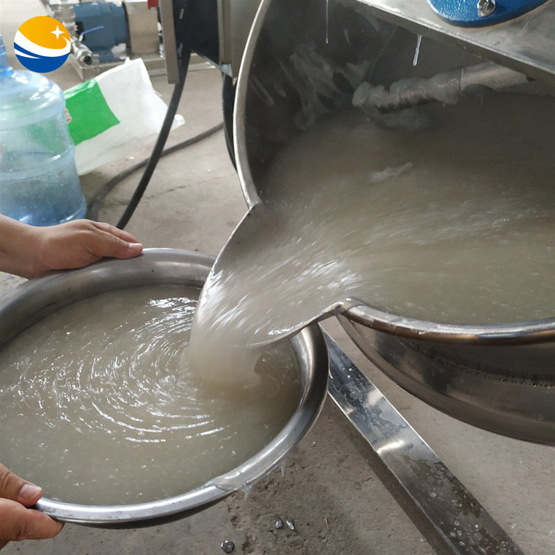 全自动地瓜凉粉机 不锈钢电加热荞麦凉粉搅拌熬制锅 凉粉生产机器