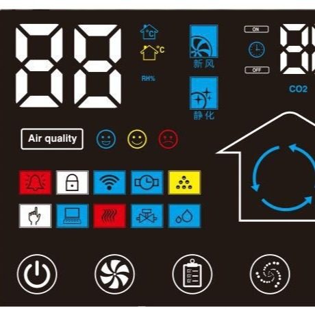 厂家供应科脉全功能新风柜机控制器（APP手机控制）温湿度监测器