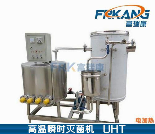 富瑞康/UHT系列电加热超高温瞬时灭菌机电加热盘管式高温杀菌机