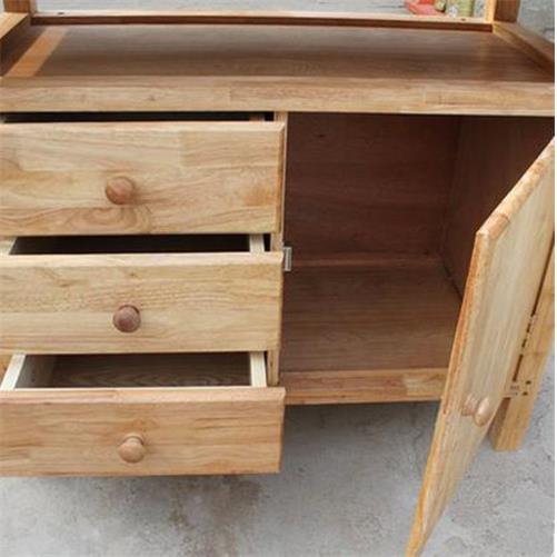 电厂家供应橡胶木工工桌多功能js003木桌厂家直供欢迎木来订购