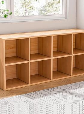 矮客柜书柜地书架家用厅置落物架收纳柜矮子储74652物柜多层学生