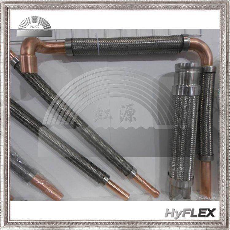 金属软锈管不钢波纹软管丝口金属软管内外丝螺纹螺母接头DN2D0N25