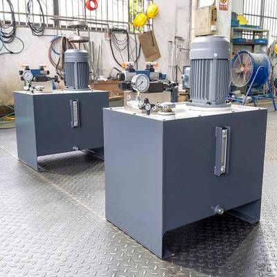 厂家供应液压液站系统FMI泵站小液压动力站设备可系定型整套压统