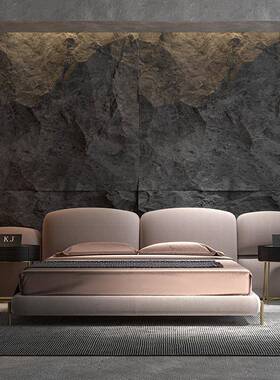 极简沙发baxtr意床e式奢床59002别墅床主卧大气设计布轻艺床