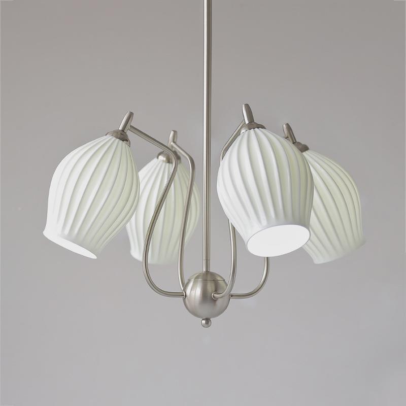 现代中古客厅灯吊灯代意餐厅后卧现室美式个性艺术创陶瓷书SS-D72