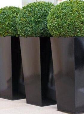 镀锌钢不形锈钢漆方花制作箱金属花钵花UIU盆花器专业制作厂烤家