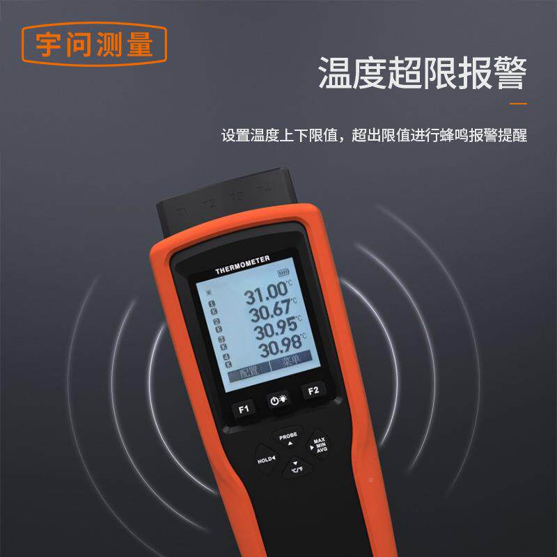 温宇问Y四ET-640XL路热电偶度计6YET640/640记录温度表曲线图测温