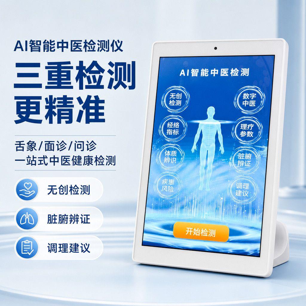 智能三诊仪舌面一体机亚健康身体检测仪体质辨识养生