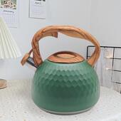 YA582壶WARD一键磁开3L不锈钢鸣笛烧水锤纹鸣合笛壶烧水壶明火电